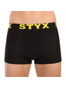 Styx Muške boxer gaćice Styx sportska guma crne