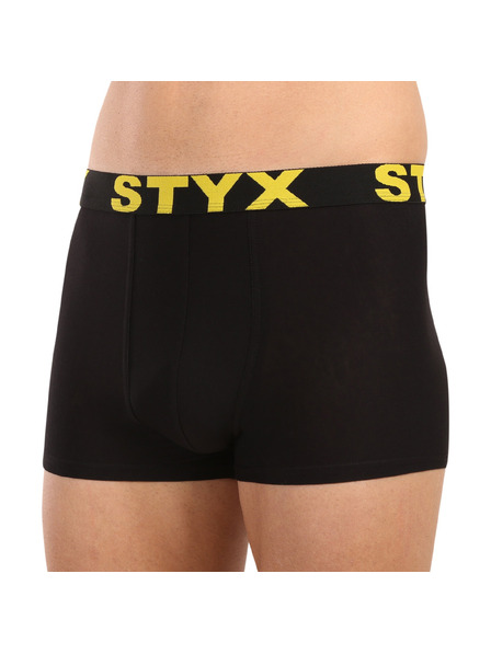 Styx Muške boxer gaćice Styx sportska guma crne