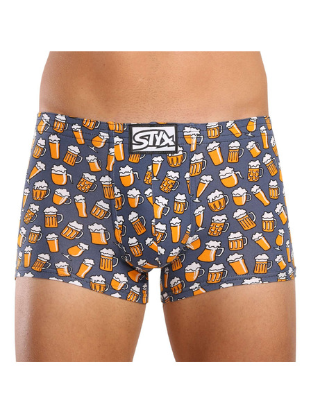 Styx Muške boxer gaćice Styx art klasična guma pivo