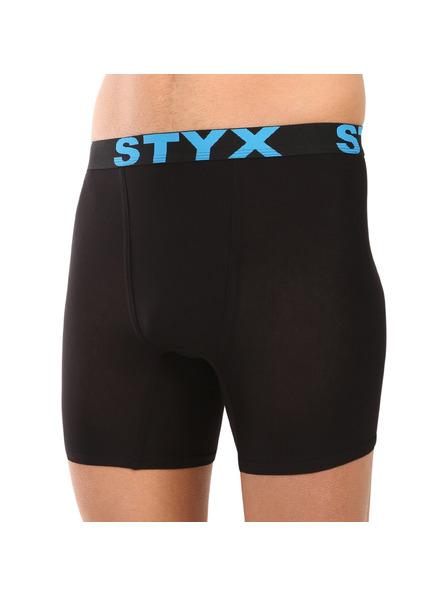 Styx Muške bokserice Styx long sportska guma crne