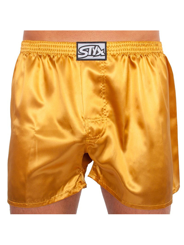 Styx Komplet od tri - muške kratke hlače Styx klasična guma satenske višebojne