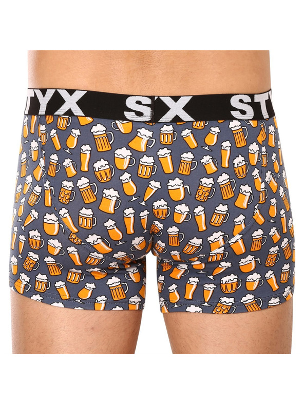 Styx Komplet od šest - muške boxer gaćice Styx long art sportska guma višebojne