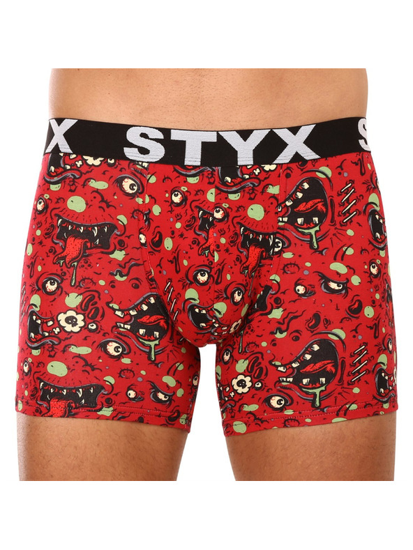 Styx Komplet od šest - muške boxer gaćice Styx long art sportska guma višebojne