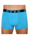 Styx Muške boxer gaćice Styx sportska guma nadveličine svjetlucavo plave