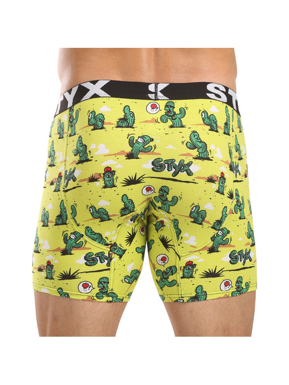 Styx Komplet od tri - muške boxer gaćice Styx long art sportska guma višebojne