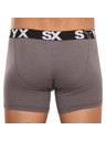 Styx Kompletan od tri - muške boksarice Styx long sportski elastičan pojas tamno sive
