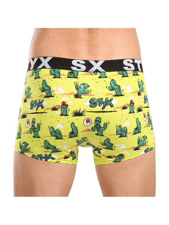 Styx Muške boksarice Styx art sportski elastičan pojas kaktuski