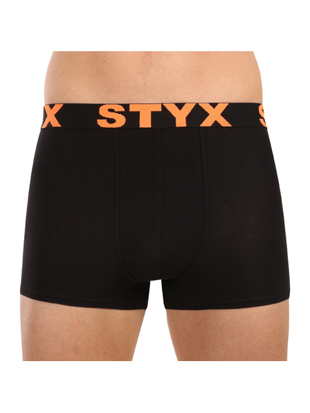 Styx Muške boxer gaćice Styx sportska guma crne
