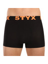 Styx Muške boxer gaćice Styx sportska guma crne