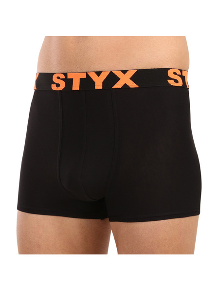 Styx Muške boxer gaćice Styx sportska guma crne