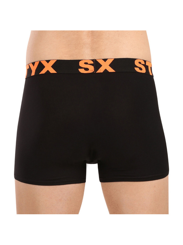 Styx Muške boxer gaćice Styx sportska guma crne