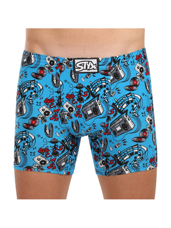 Styx Muške boksarice Styx long art klasičan elastičan pojas muzika