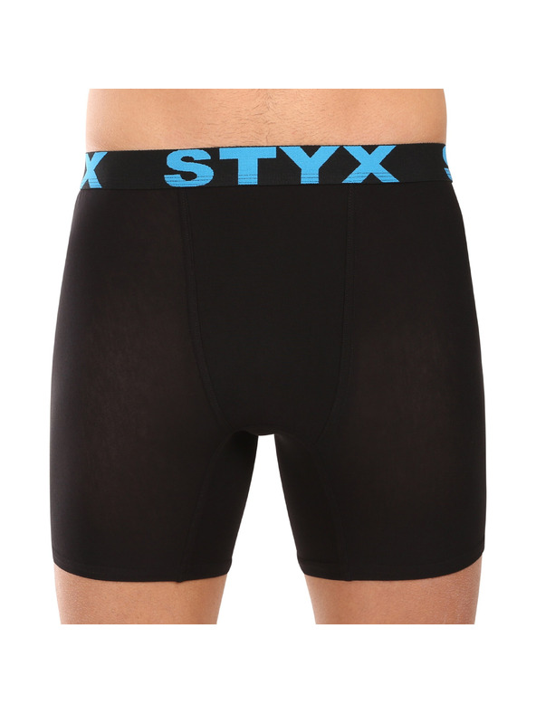 Styx Kompletan od deset - muške boksarice Styx long sportski elastičan pojas crne