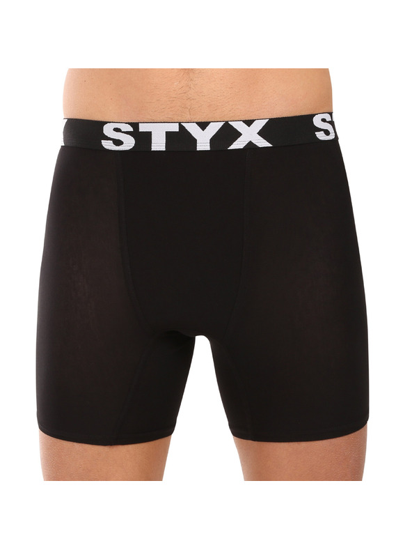 Styx Kompletan od deset - muške boksarice Styx long sportski elastičan pojas crne