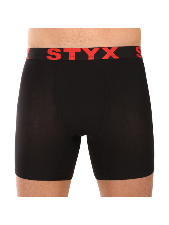 Styx Kompletan od deset - muške boksarice Styx long sportski elastičan pojas crne
