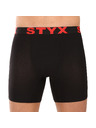 Styx Kompletan od deset - muške boksarice Styx long sportski elastičan pojas crne