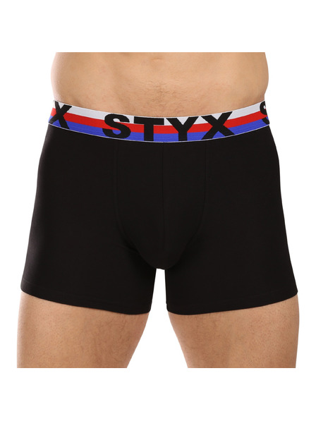 Styx Kompletan od tri - muške boksarice Styx long sportski elastičan pojas šarene trobojka