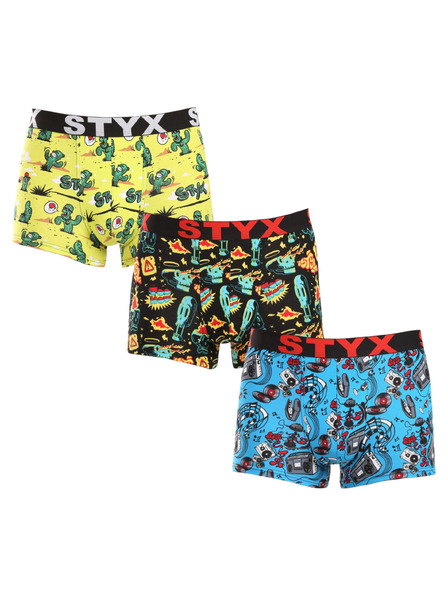 Styx Kompletan od tri - muške boksarice Styx art sportski elastičan pojas nadveličina