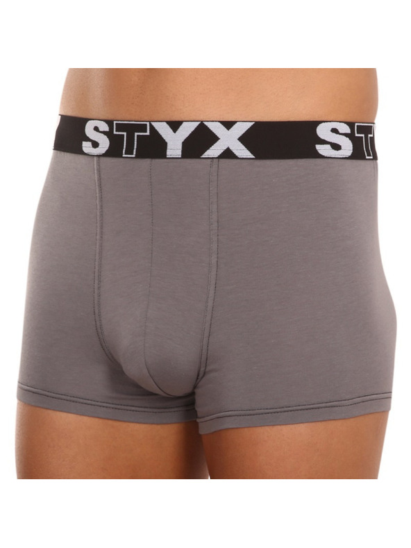 Styx Kompletan od tri - muške boksarice Styx sportski elastičan pojas nadveličina tamno sive