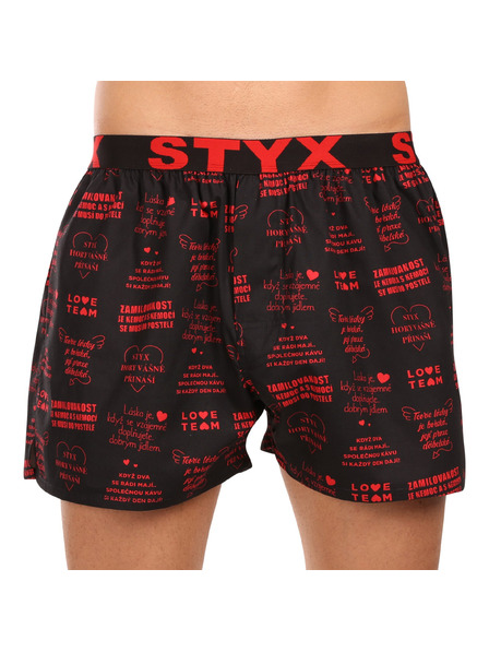 Styx Muške gaće Styx art sportski elastičan pojas Valentinov tekst