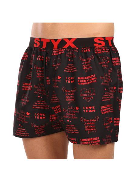 Styx Muške gaće Styx art sportski elastičan pojas Valentinov tekst