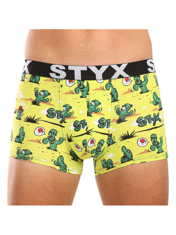 Styx Kompletan od tri - muške boksarice Styx art sportski elastičan pojas šarene