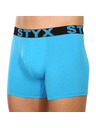 Styx Kompletan od tri - muške boksarice Styx long sportski elastičan pojas svijetlo plave
