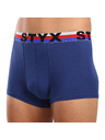 Styx Kompletan od tri - muške boksarice Styx sportski elastičan pojas tamno plave trobojka