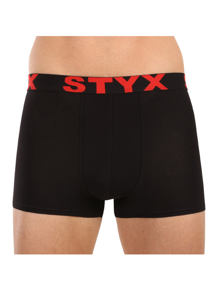 Styx Muške boxer gaćice Styx sportska guma crne