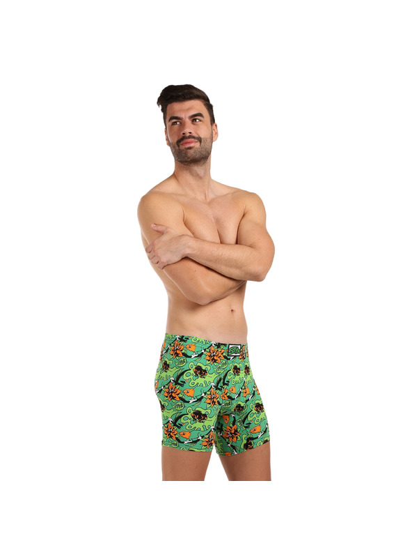 Styx Muške boksarice Styx long art klasičan elastičan pojas tropski