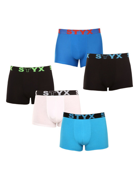 Styx Kompletan od pet - muške boksarice Styx sportski elastičan pojas šarene