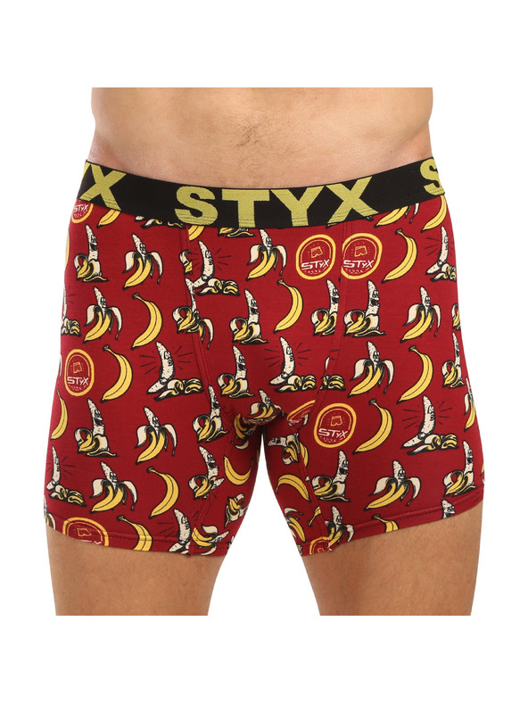 Styx Komplet od šest - muške boxer gaćice Styx long art sportska guma višebojne