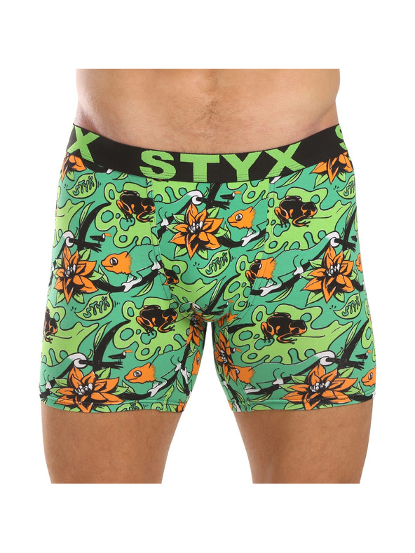 Styx Komplet od šest - muške boxer gaćice Styx long art sportska guma višebojne