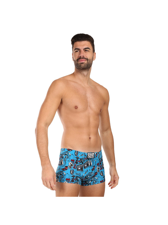 Styx Muške bokserice Styx art klasični elastični gumeni pojas glazba