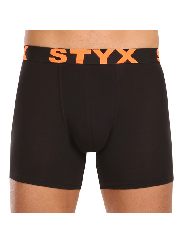 Styx Kompletan od deset - muške boksarice Styx long sportski elastičan pojas crne