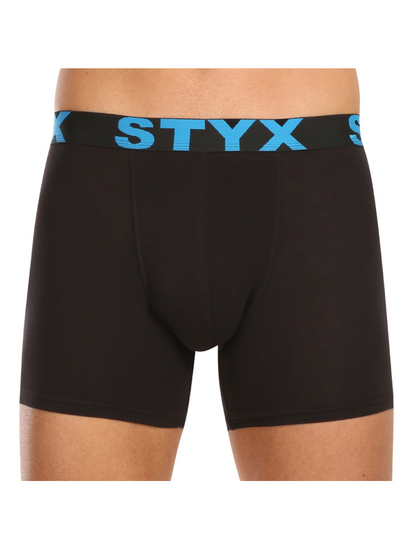 Styx Kompletan od deset - muške boksarice Styx long sportski elastičan pojas crne