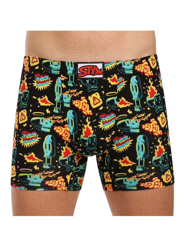 Styx Muške bokserice Styx long art klasični elastični gumeni pojas toohot
