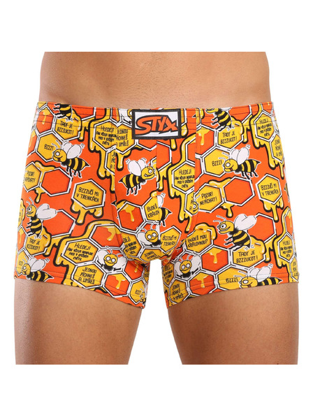 Styx Muške bokserice Styx art klasični elastični gumeni pojas pčele