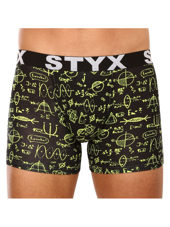 Styx Set od pet - muške bokserice Styx long art sportski elastični gumeni pojas višebojne