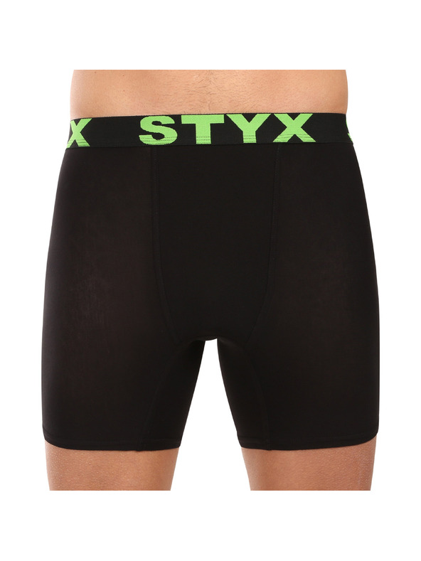 Styx Kompletan od pet - muške boksarice Styx long sportski elastičan pojas crne