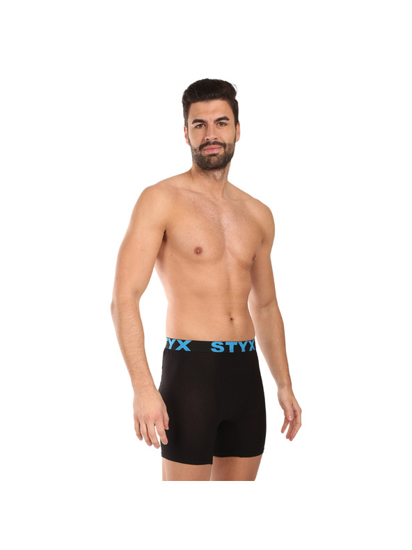 Styx Kompletan od pet - muške boksarice Styx long sportski elastičan pojas crne