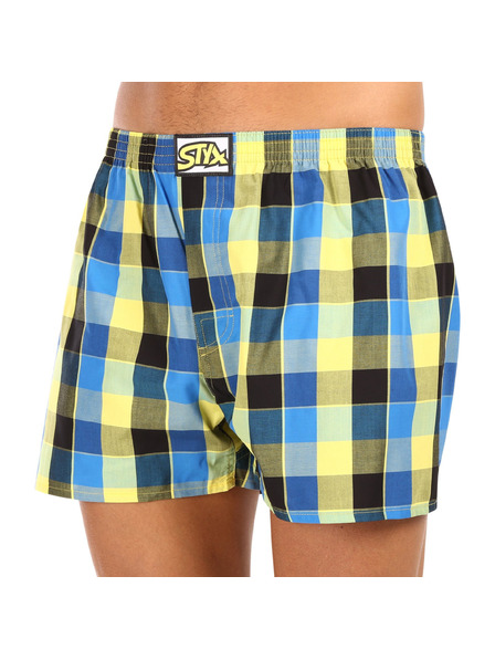 Styx Muške kratke hlače Styx classic gumene oversized višebojne