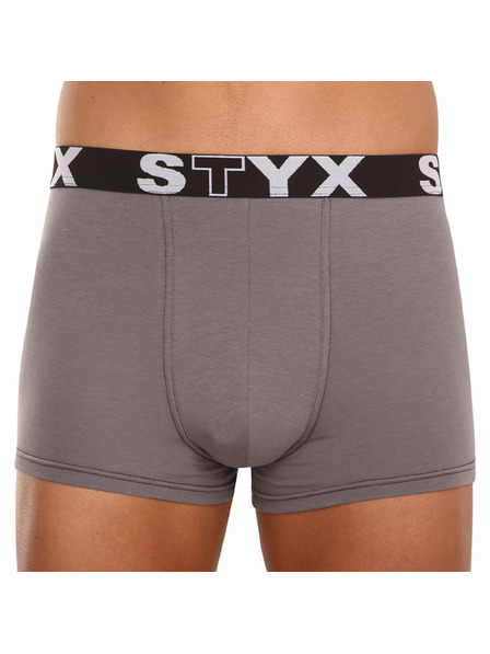 Styx Set od tri - muške bokserice Styx sportska guma tamno siva