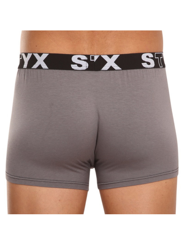 Styx Set od tri - muške bokserice Styx sportska guma tamno siva