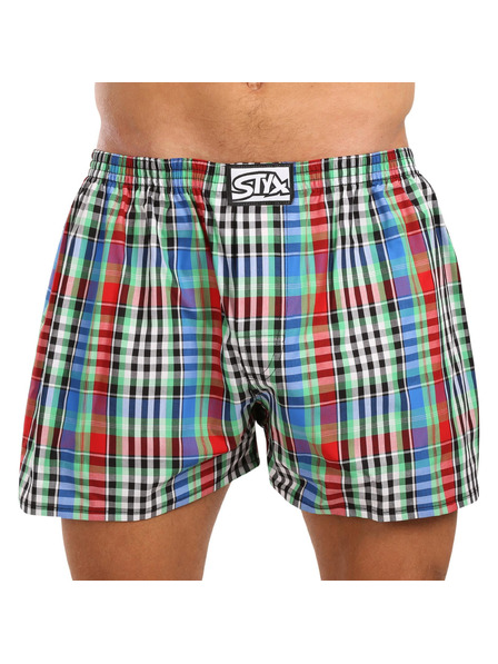 Styx Muške kratke hlače Styx classic gumene oversized višebojne