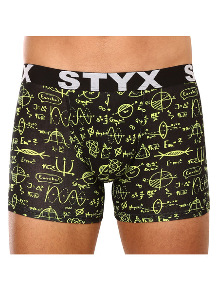 Styx Komplet od tri - muške boxer gaćice Styx long art sportska guma višebojne