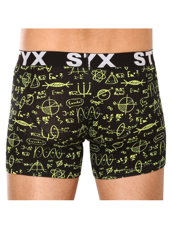 Styx Komplet od tri - muške boxer gaćice Styx long art sportska guma višebojne