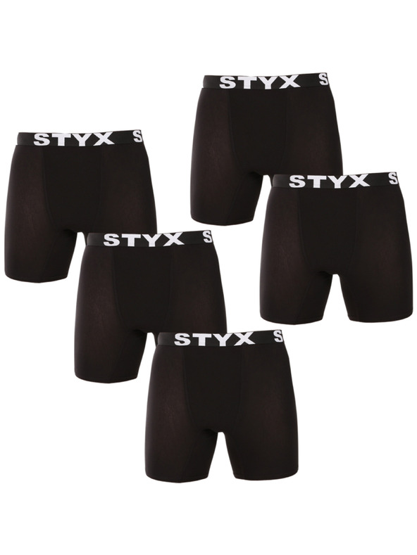 Styx Kompletan od pet - muške boksarice Styx long sportski elastičan pojas crne