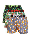 Styx Set od tri - muške gaće Styx art sportski elastični gumeni pojas višebojne