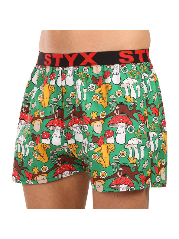 Styx Set od tri - muške gaće Styx art sportski elastični gumeni pojas višebojne